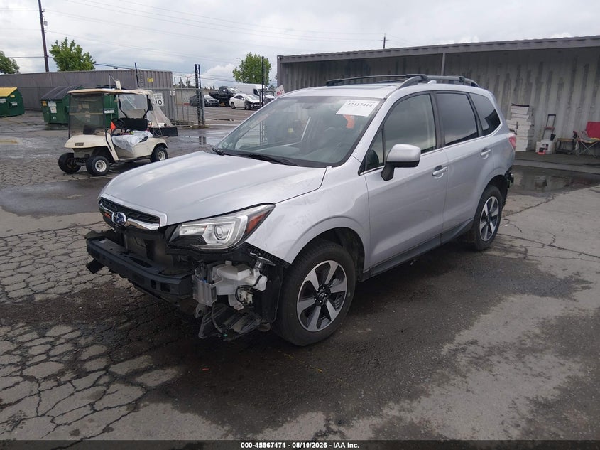 2017 Subaru Forester, Удар спереди, IAAI, VIN JF2SJARC0HH575089 — фото 2