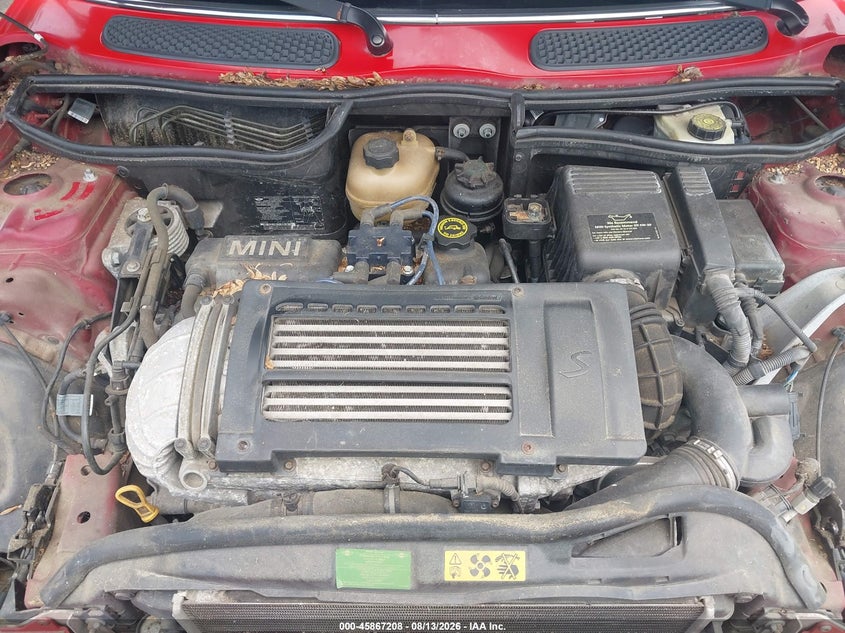 MINI COOPER S 2002 VIN WMWRE33432TD53083