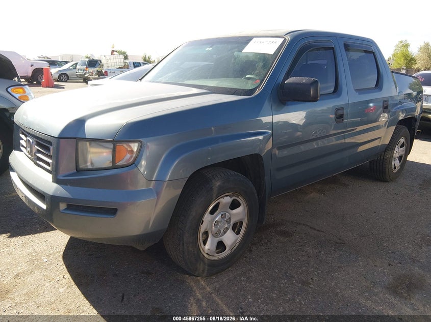 2008 Honda Ridgeline Rt, Удар ззаду, IAAI, VIN 2HJYK162X8H524478 — фото 2