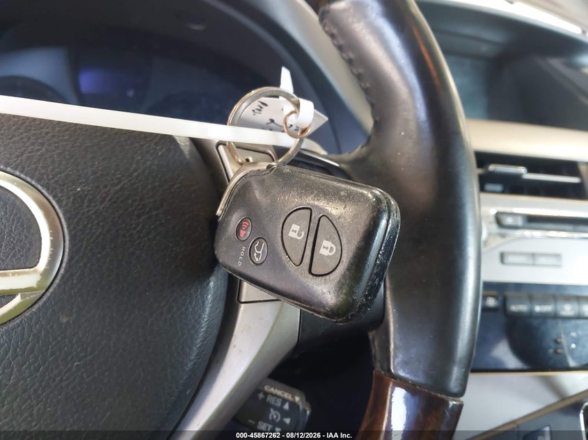 LEXUS RX 350 2013 VIN 2T2BK1BA1DC158417