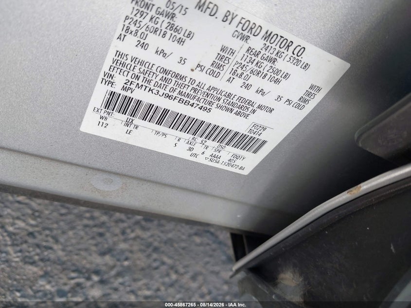 2015 FORD EDGE SEL · Фото 9