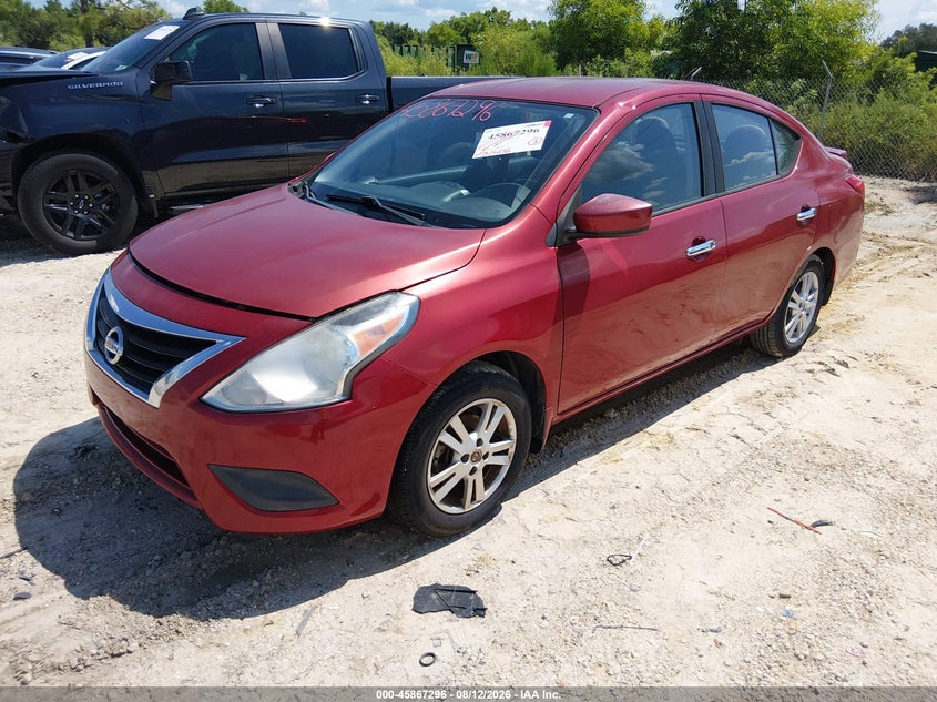 Vin: 3n1cn7ap7fl841685, lot: 46366266, nissan versa 1.6 sv 20152