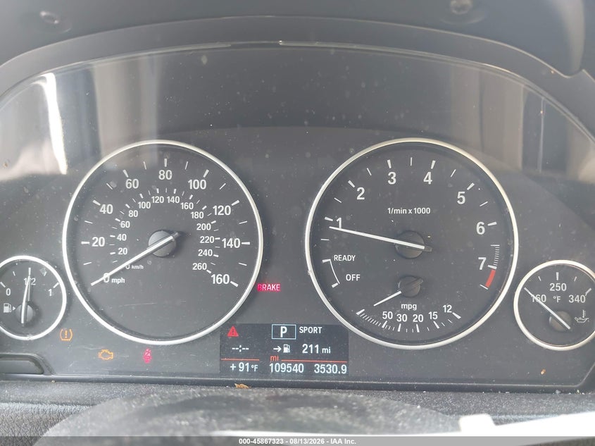 BMW 320I 2014 VIN WBA3C3G5XENR25268