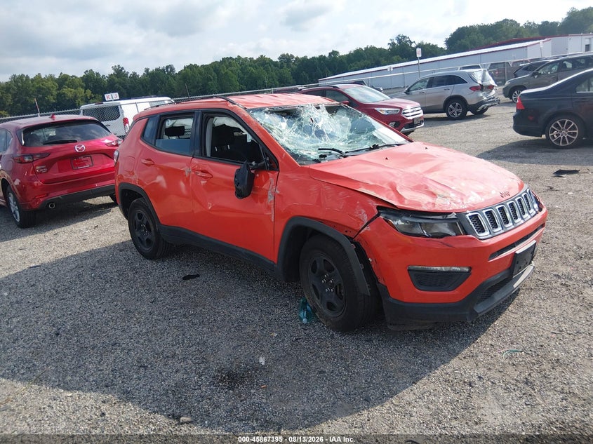 Vin: 3c4njcab5kt623799, lot: 46366365, jeep compass sport fwd 2019 img_1
