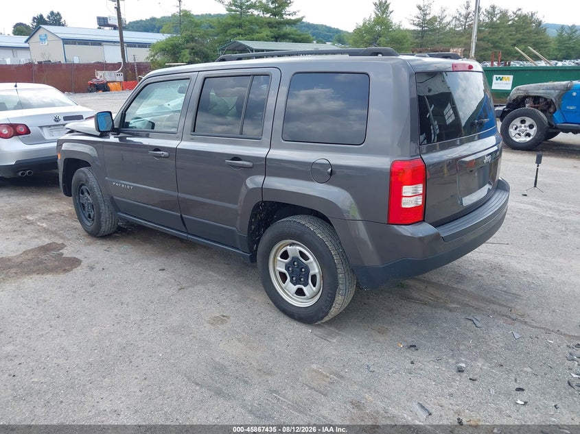 2016 JEEP PATRIOT auction photo 3