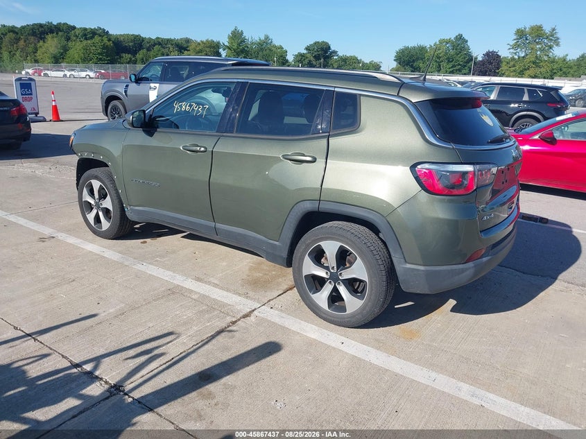 Vin: 3c4njdbb9ht656589, lot: 46366407, jeep new compass latitude 4x4 20173