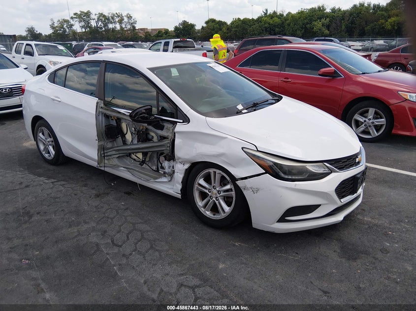 2016 Chevrolet Cruze Lt Auto, Правый перёд, IAAI, VIN 1G1BE5SM8G7286357