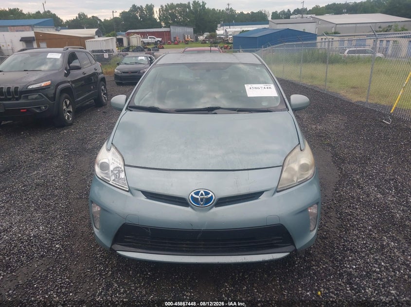 TOYOTA PRIUS 2013 VIN JTDKN3DU9D5580785