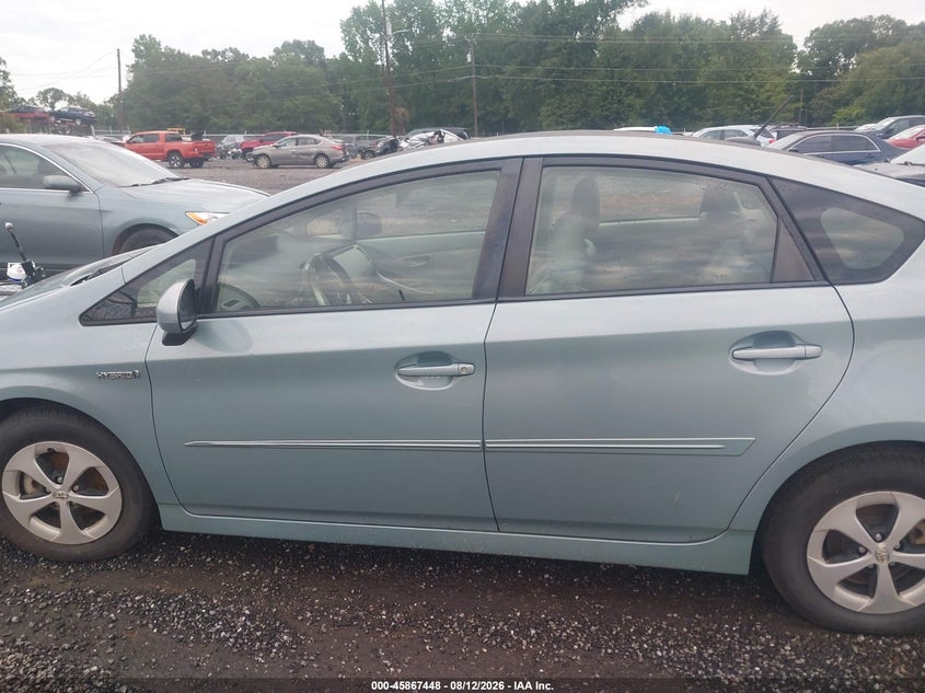 TOYOTA PRIUS 2013 VIN JTDKN3DU9D5580785