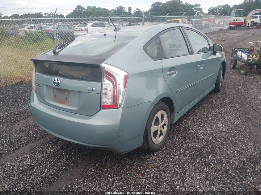 TOYOTA PRIUS 2013 VIN JTDKN3DU9D5580785