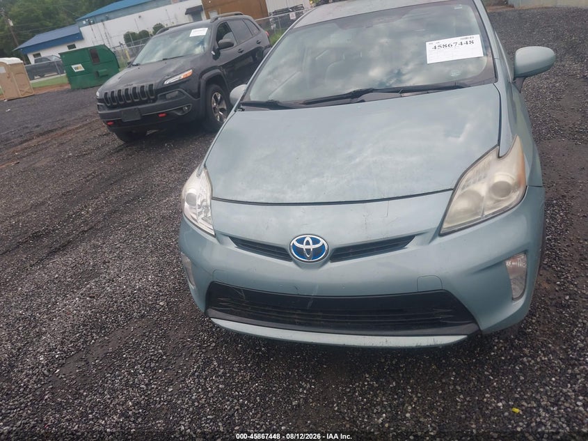 TOYOTA PRIUS 2013 VIN JTDKN3DU9D5580785
