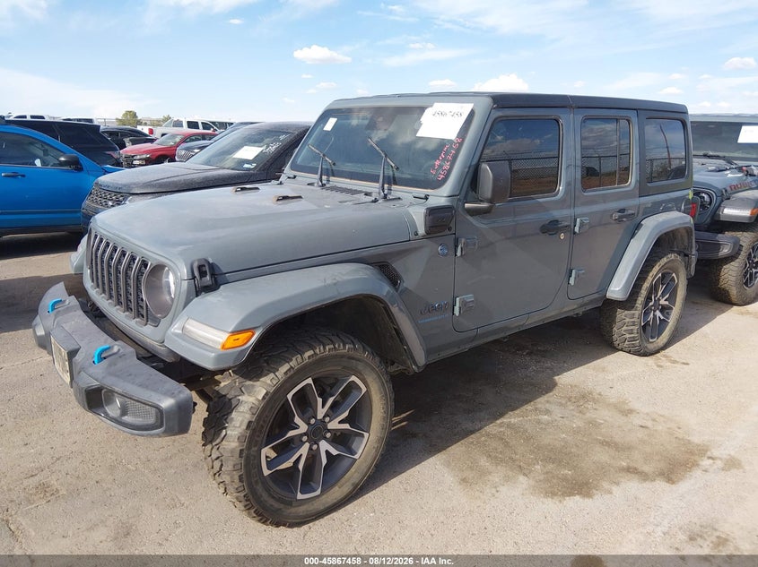 Vin: 1c4rjxn6xrw201926, lot: 46366428, jeep wrangler 4xe sport s 4xe 20242
