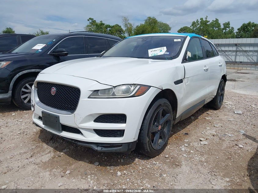 2018 Jaguar F-Pace, Повреждение двигателя, IAAI, VIN SADCJ2FX4JA254014 — фото 2