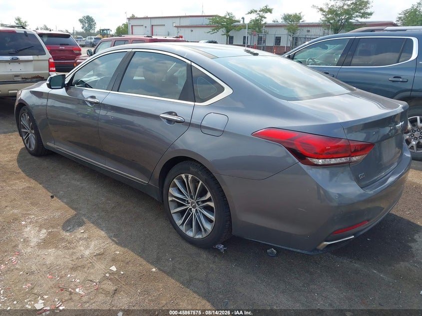 Vin: kmhgn4je9gu128687, lot: 46366545, hyundai genesis 3.8 20163