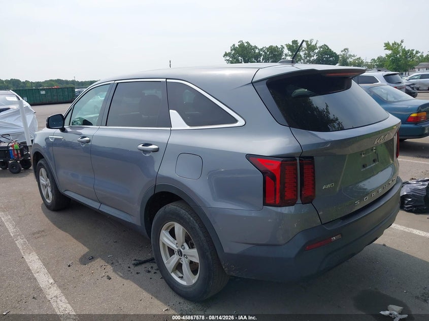 Vin: 5xyrgdlc4ng075057, lot: 46366547, kia sorento lx 20223