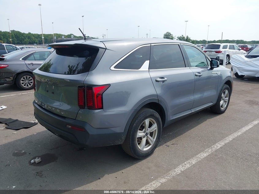 Vin: 5xyrgdlc4ng075057, lot: 46366547, kia sorento lx 20224