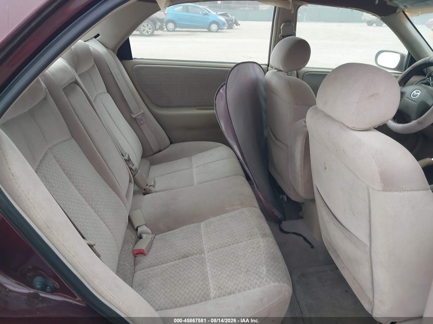 2002 MAZDA 626 SEDAN 2.0L I-4 DOHC, 125HP