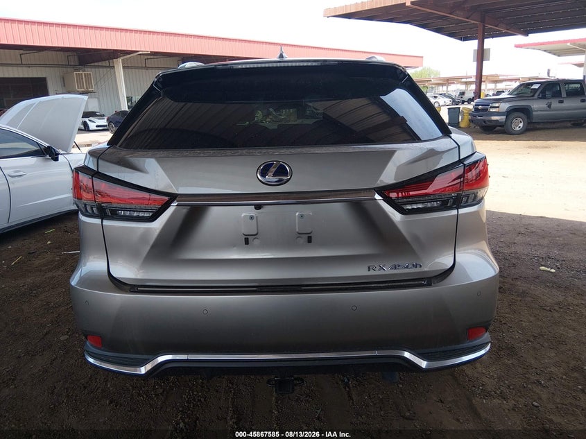 LEXUS RX 450H 2022 VIN 2T2JGMDA8NC087536