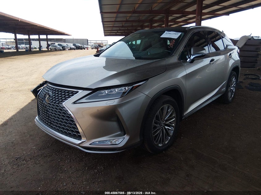 LEXUS RX 450H 2022 VIN 2T2JGMDA8NC087536