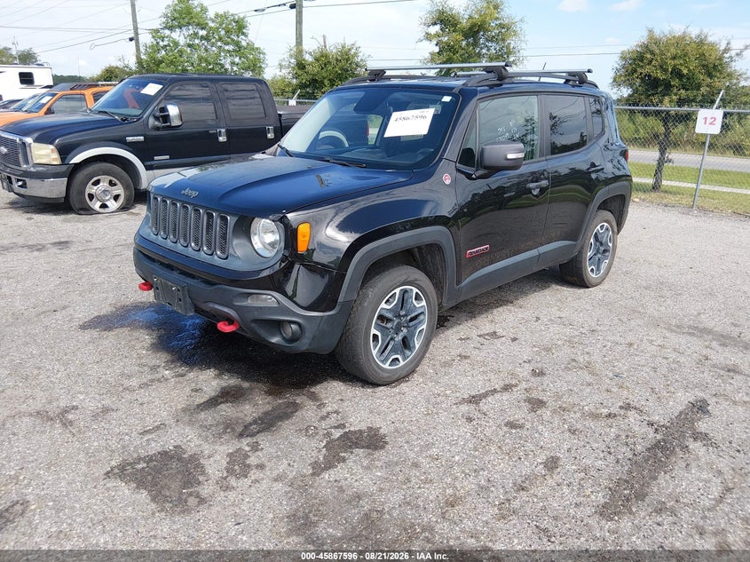 Vin: zaccjbct1gpc71049, lot: 46366566, jeep renegade trailhawk 20162