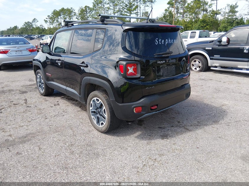 Vin: zaccjbct1gpc71049, lot: 46366566, jeep renegade trailhawk 20163