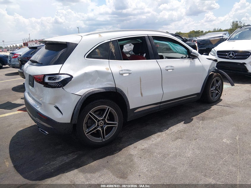 Vin: w1n4n4gb7nj393202, lot: 46366603, mercedes-benz gla 250 20224