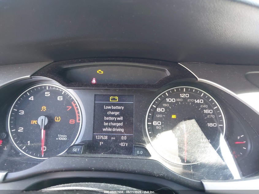 2010 AUDI A4 auction photo 7
