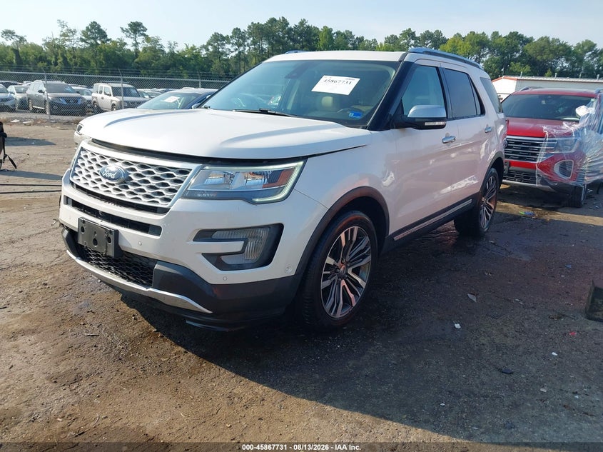 2017 Ford Explorer, Правый бок, IAAI, VIN 1FM5K8HT6HGD79890 — фото 2