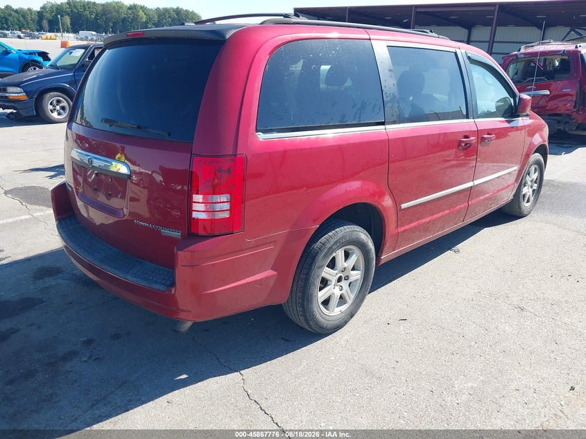Vin: 2a4rr5d13ar126562, lot: 46366746, chrysler town & country touring 20104
