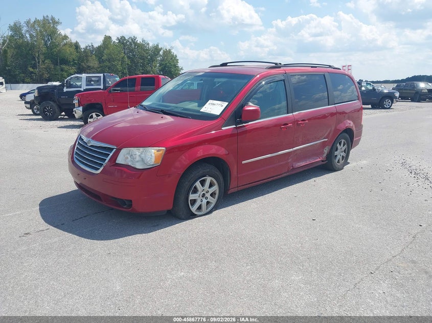 Vin: 2a4rr5d13ar126562, lot: 46366746, chrysler town & country touring 20102