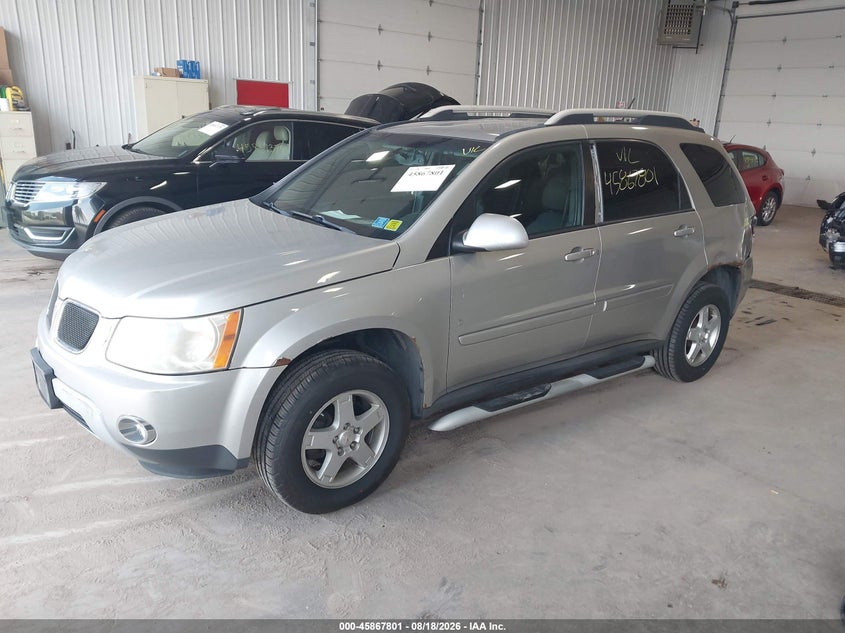 2008 Pontiac Torrent, Удар сзади, IAAI, VIN 2CKDL33F286341955 — фото 2