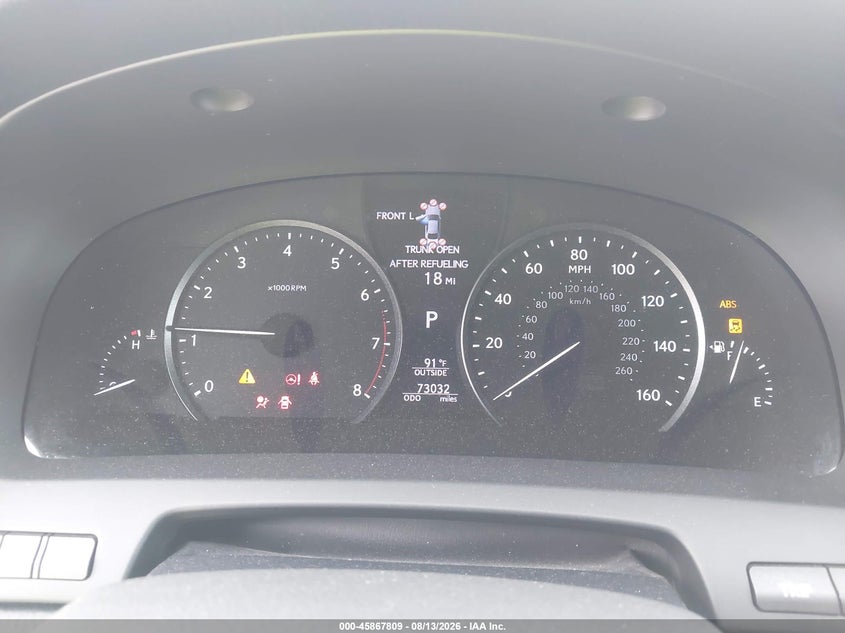 LEXUS LS 460 2016 VIN JTHBL5EF6G5139099