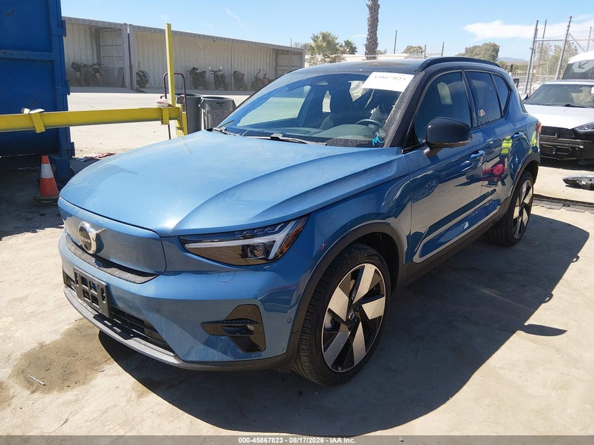 Vin: yv4ed3um3p2075778, lot: 46366793, volvo xc40 recharge pure electric twin ultimate 20232