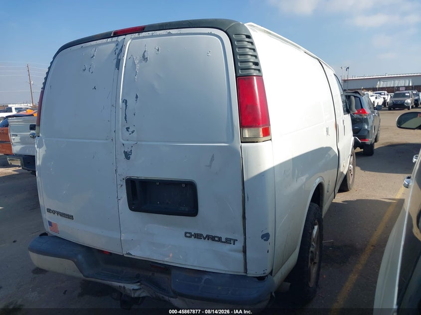 CHEVROLET EXPRESS 2000 VIN 1GCHG35R4Y1197512