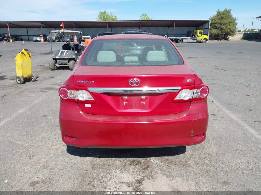 2013 TOYOTA COROLLA SEDAN 1.8L I-4 DOHC, VVT, 132HP