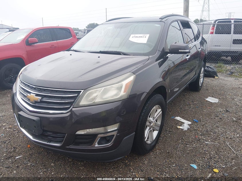 2014 Chevrolet Traverse, Вандализм, IAAI, VIN 1GNKRHKD3EJ309368 — фото 2