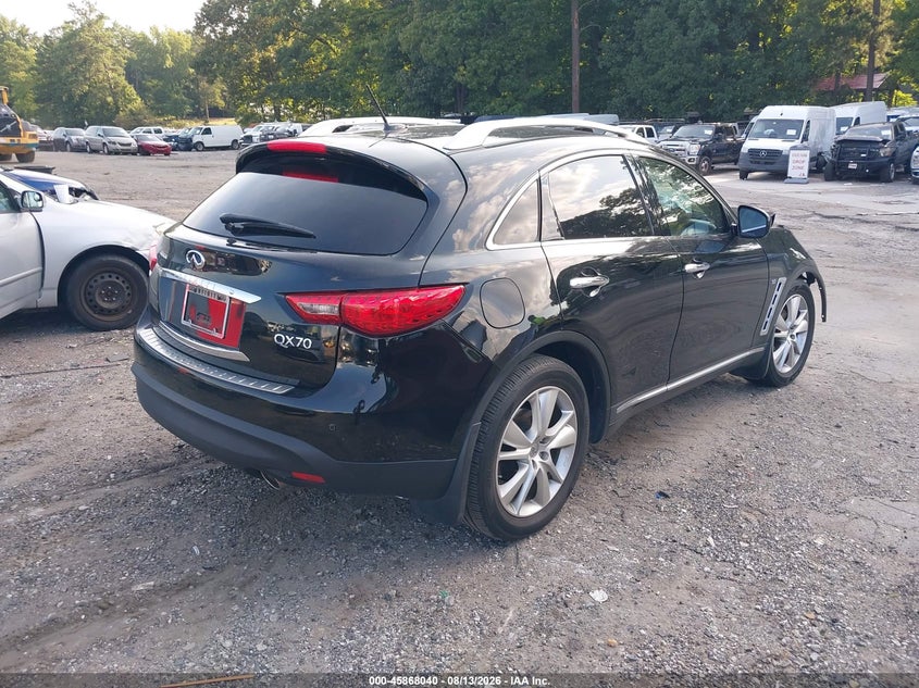 2014 INFINITI QX70 auction photo 4
