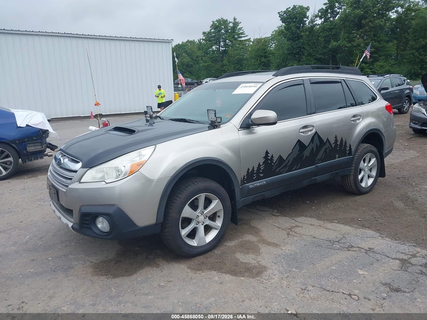2014 Subaru Outback, Пресная вода, IAAI, VIN 4S4BRDLC9E2324664 — фото 2