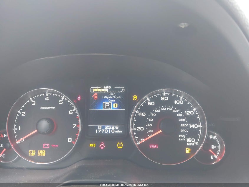 2014 SUBARU OUTBACK auction photo 7