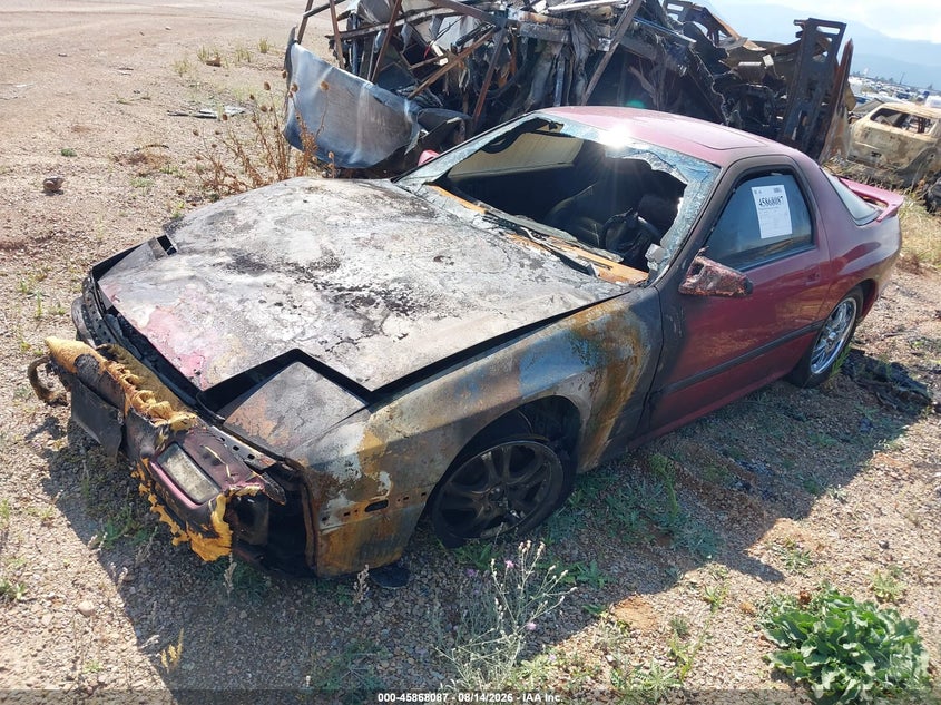 1987 Mazda RX-7, Total Burn, IAAI, VIN JM1FC3314H0527963 — photo 2