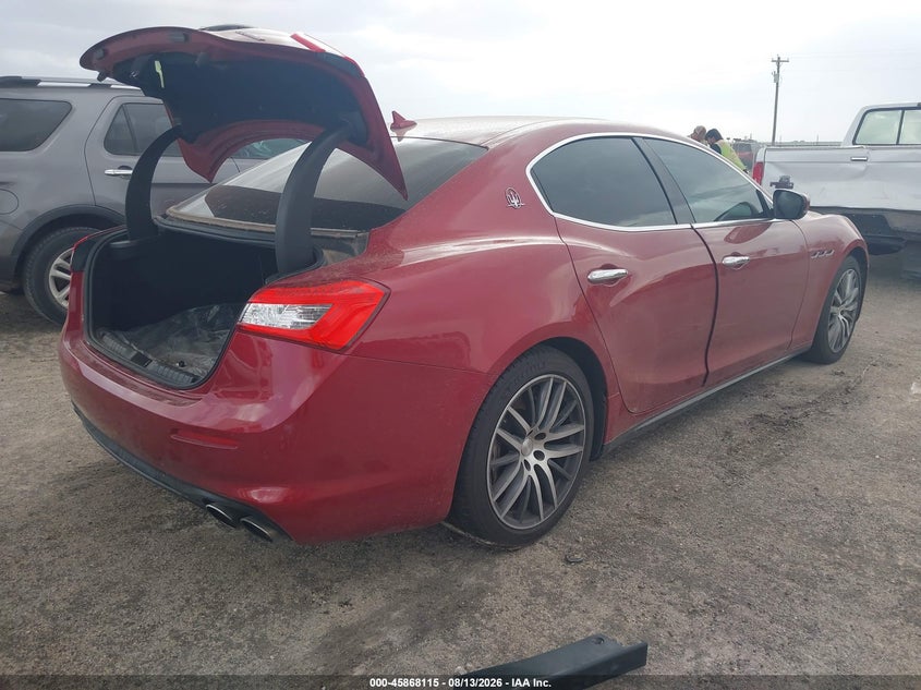 Vin: zam57yta6j1291762, lot: 46367085, maserati ghibli s q4 20184