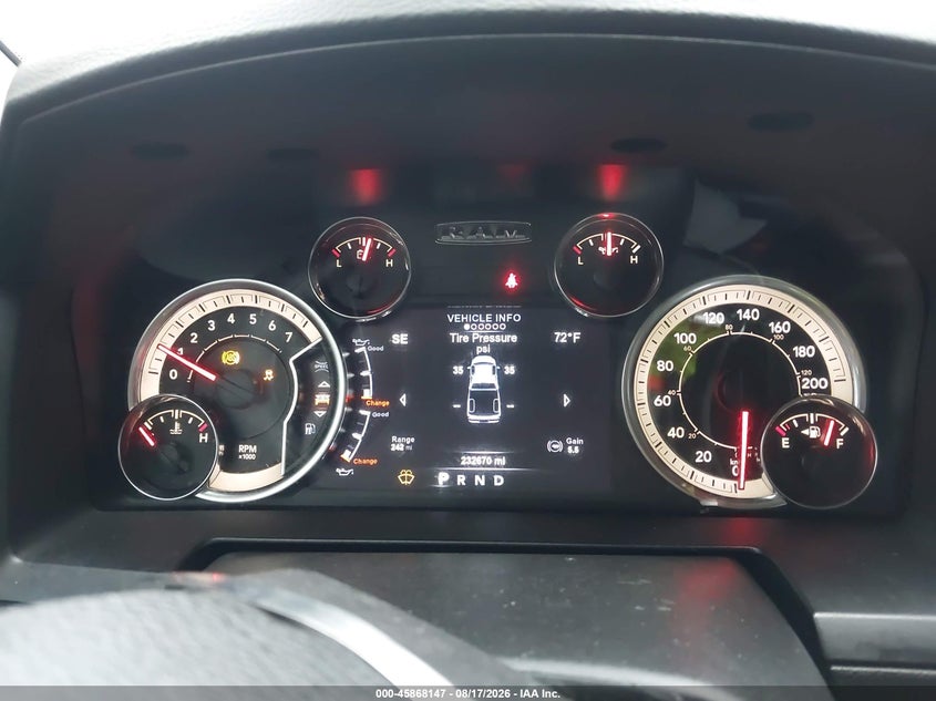 2017 RAM 1500 PICKUP 5.7L V-8 VVT, 395HP