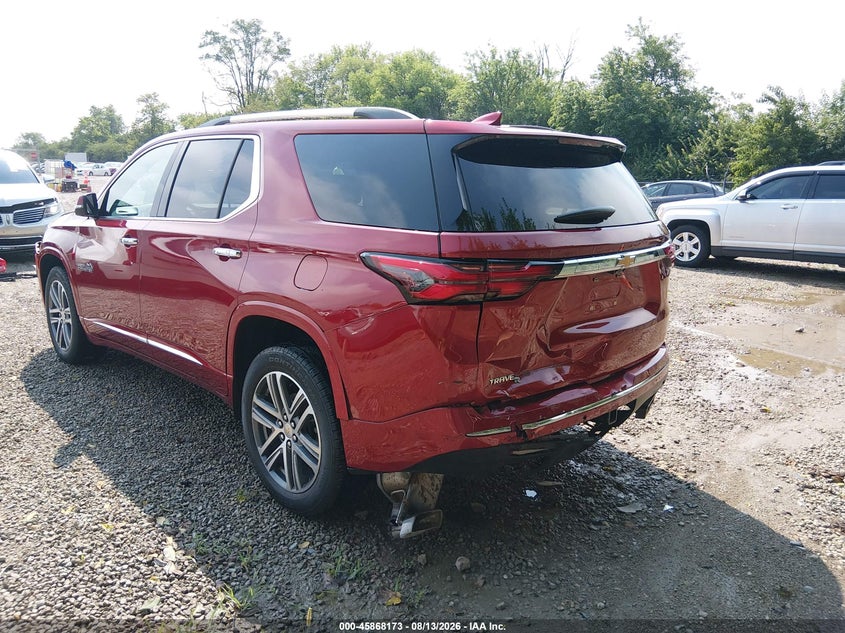 Vin: 1gnernkw4pj241193, lot: 46367143, chevrolet traverse fwd high country 20233