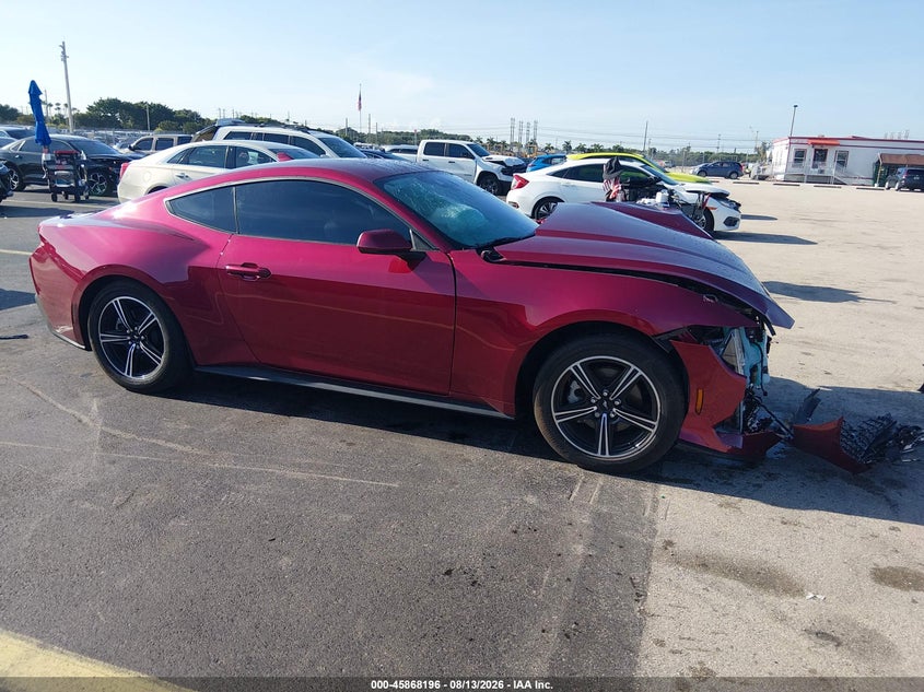 2025 Ford Mustang Ecoboost Fastback, Front, IAAI, VIN 1FA6P8TH1S5131245