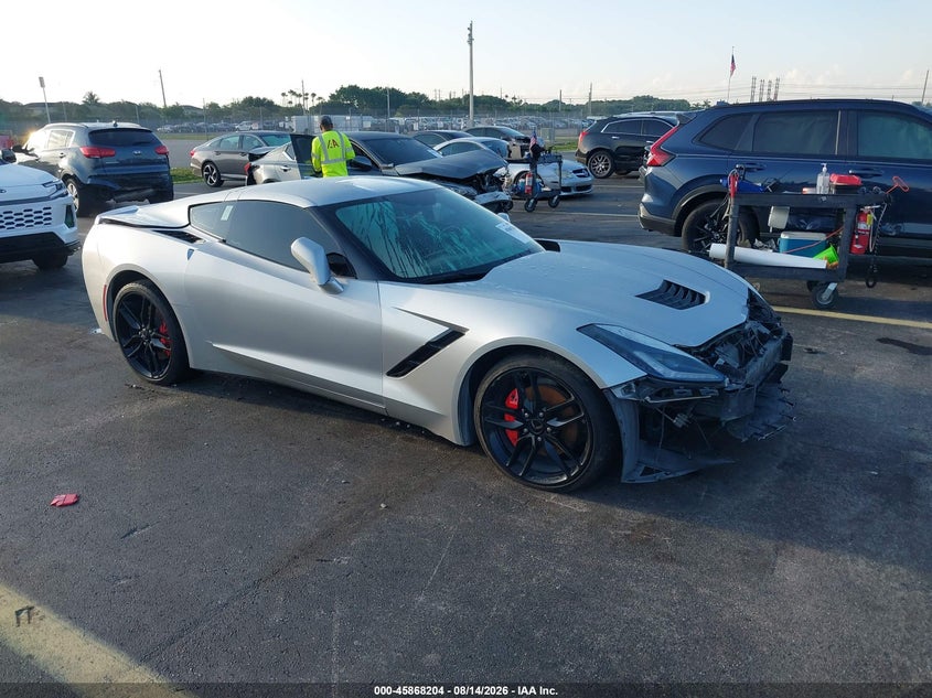 Vin: 1g1yb2d77k5113295, lot: 46367174, chevrolet corvette stingray 2019 img_1
