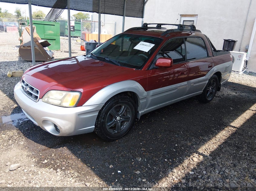 SUBARU BAJA 2003 VIN 4S4BT61C137101342
