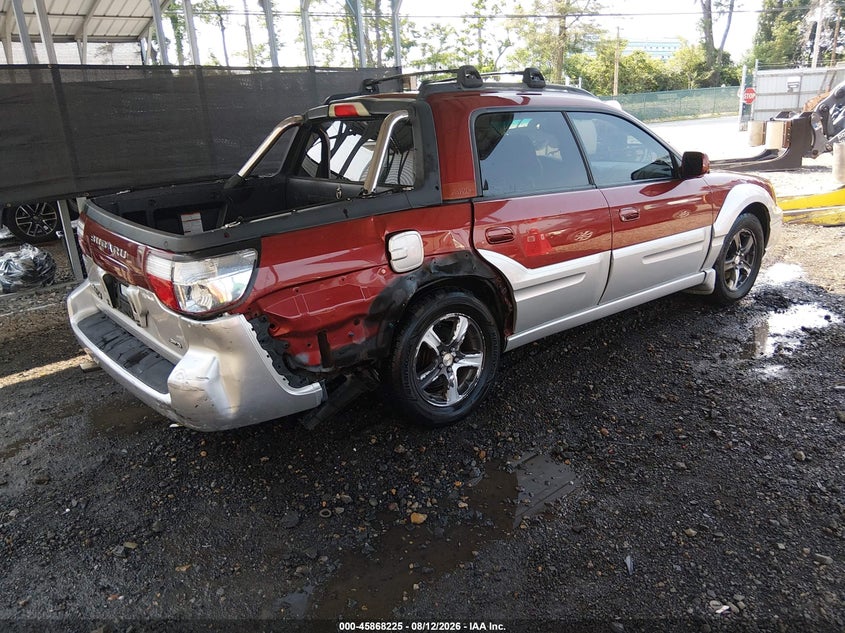 SUBARU BAJA 2003 VIN 4S4BT61C137101342