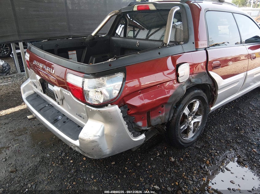 SUBARU BAJA 2003 VIN 4S4BT61C137101342