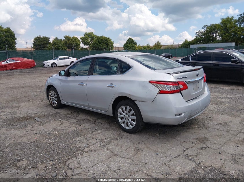 NISSAN SENTRA 2014 VIN 3N1AB7AP1EL672830