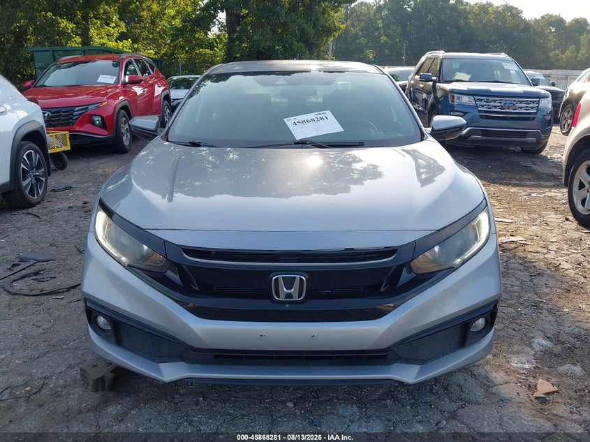 2019 HONDA CIVIC SEDAN 2.0L I-4 DOHC, VVT, REGULAR , 158HP